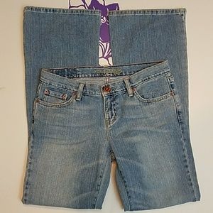 American Eagle Hipster flare light wash jeans 0379